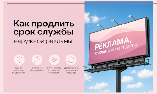 Как продлить срок службы наружной рекламы в  Новоуральске