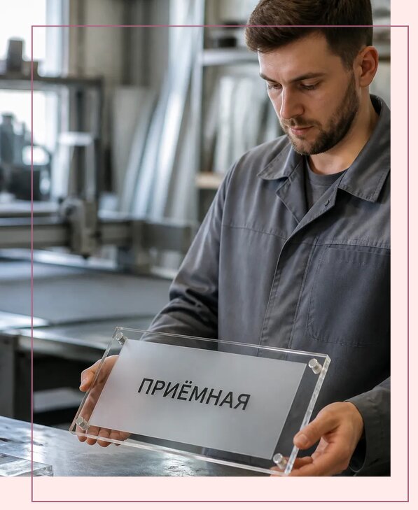 Таблички из оргстекла на заказ в Новоуральске от 3981 р. | Аванза-Нву