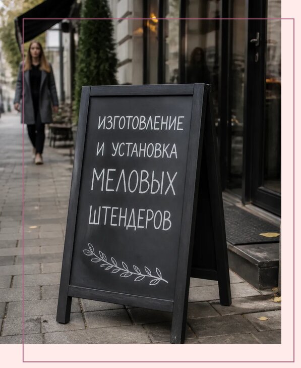 Меловые штендеры в Новоуральске по цене от 6635 р. | Аванза-Нву